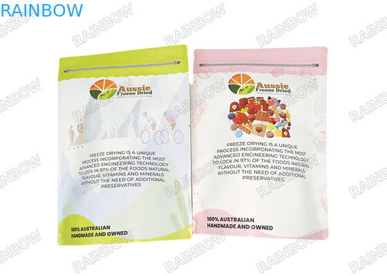 پنبه آلومينيوم ضد بوي بلند کيسه باز بسته زپ لاک ضد بچه 28 گرمي کيسه هاي مايلار