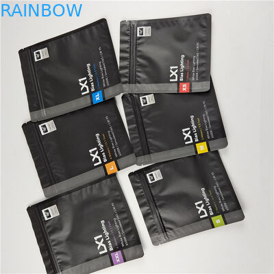 با کیفیت بالا لوگو سفارشی چاپ شده کیسه های مهر و موم سه طرفه برای مراقبت از دندان بسته بندی با مواد سازگار با محیط زیست و ایمن