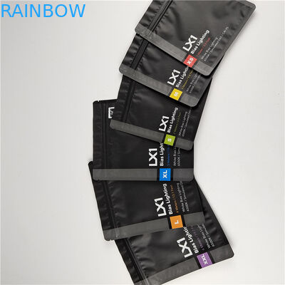 با کیفیت بالا لوگو سفارشی چاپ شده کیسه های مهر و موم سه طرفه برای مراقبت از دندان بسته بندی با مواد سازگار با محیط زیست و ایمن