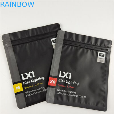 با کیفیت بالا لوگو سفارشی چاپ شده کیسه های مهر و موم سه طرفه برای مراقبت از دندان بسته بندی با مواد سازگار با محیط زیست و ایمن