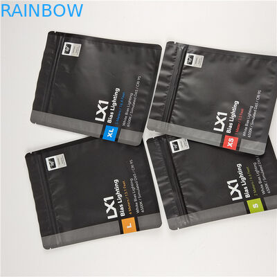 با کیفیت بالا لوگو سفارشی چاپ شده کیسه های مهر و موم سه طرفه برای مراقبت از دندان بسته بندی با مواد سازگار با محیط زیست و ایمن