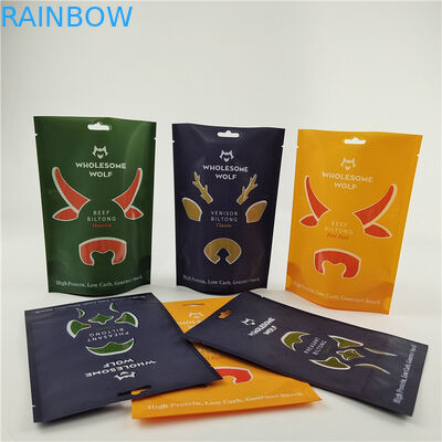 محیط زیست دوستانه سفارشی ضد بوی سفارشی اندازه و ضخامت کیسه های چاپ دیجیتال برای آجیل و میان وعده