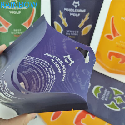 محیط زیست دوستانه سفارشی ضد بوی سفارشی اندازه و ضخامت کیسه های چاپ دیجیتال برای آجیل و میان وعده