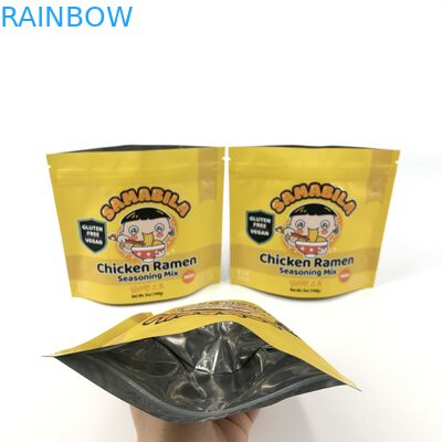 بسته بندی ادویه های علفی برای کیسه ایستاده با سیستم بسته بندی زیپ