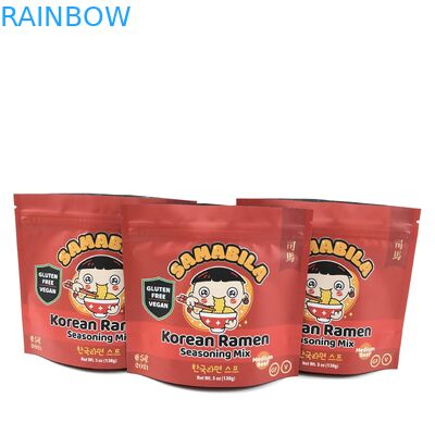 بسته بندی ادویه های علفی برای کیسه ایستاده با سیستم بسته بندی زیپ