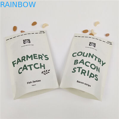 چاپ دیجیتال سفارشی کیف های زپ ایستاده ضد بوی کیف کاغذی کرافت