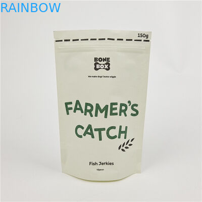 چاپ دیجیتال سفارشی کیف های زپ ایستاده ضد بوی کیف کاغذی کرافت