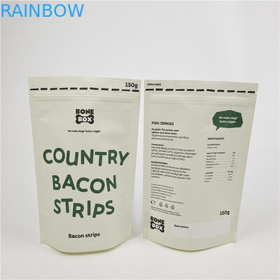 چاپ دیجیتال سفارشی کیف های زپ ایستاده ضد بوی کیف کاغذی کرافت