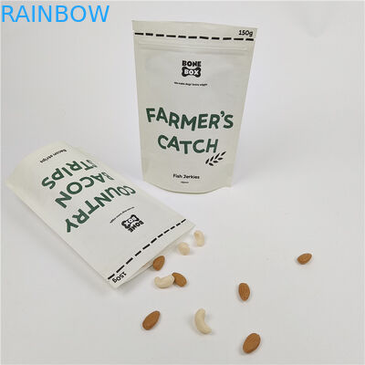 چاپ دیجیتال سفارشی کیف های زپ ایستاده ضد بوی کیف کاغذی کرافت