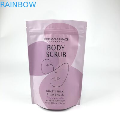 CDR AI PSD PDF طراحی فایل حمام نمک کیسه های مایلار برای لوازم آرایشی کیسه های سفارشی