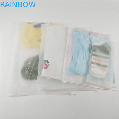 کارخانه عمده فروشی پلاستیکی شفاف تی شرت لباس بسته بندی کیسه با زیپ کشویی و قلاب