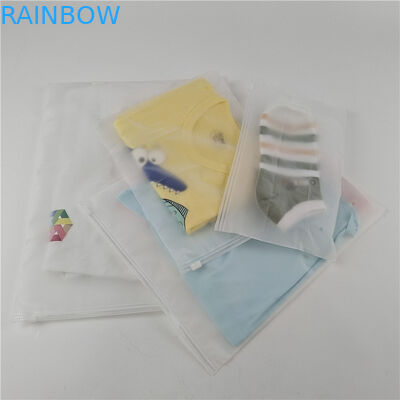 کارخانه عمده فروشی پلاستیکی شفاف تی شرت لباس بسته بندی کیسه با زیپ کشویی و قلاب