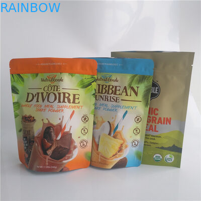 کیسه های ایستاده قابل بسته بندی مجدد کیسه چای لاغر با شیر تخلیه گاز