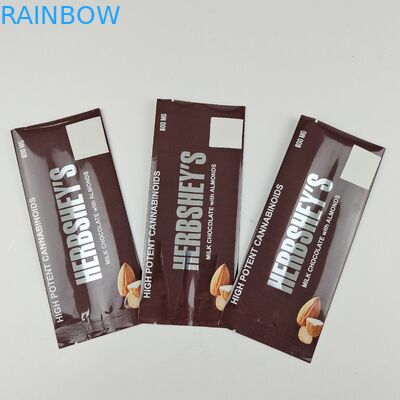 کیسه های پلاستیکی انعطاف پذیر بسته بندی برای پوشه های پنبه ای بار آب نباتات شکلات Energy Bar کوکی ها میان وعده