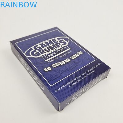 پذیرفته می شود تا 10 رنگ در دسترس لوگو سفارشی چاپ شده مستطیل کاغذی درخشان بسته بندی