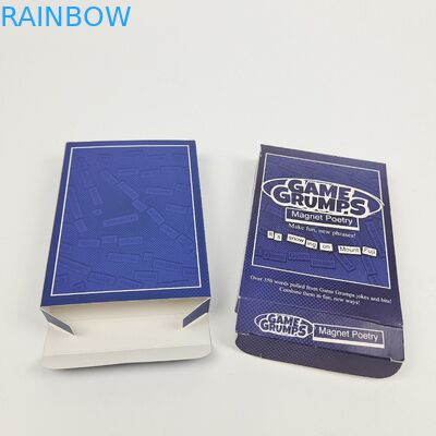 پذیرفته می شود تا 10 رنگ در دسترس لوگو سفارشی چاپ شده مستطیل کاغذی درخشان بسته بندی