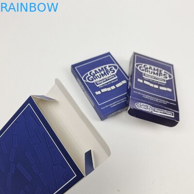 پذیرفته می شود تا 10 رنگ در دسترس لوگو سفارشی چاپ شده مستطیل کاغذی درخشان بسته بندی