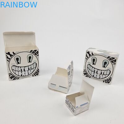 جعبه کاغذی کارتونی سفید رنگ UV مت سفارشی 400g برای نمونه آرگان روغن آرگان