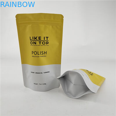 طراحی اندازه سفارشی کیسه ایستاده با زپ گراس / کیسه بسته بندی چاپی دیجیتال