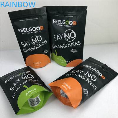 لوگو سفارشی چاپ شده قفسه زپ ضد بوی کیسه های بسته بندی پلاستیکی ضد آب