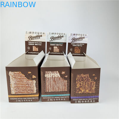 جعبه های نمایش کارتونی تاشو قابل بازیافت جعبه های نمایش کاغذی آماده