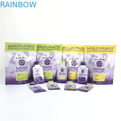 لوگو سفارشی داغ رنگ درخشان اندازه و طراحی سفارشی نیاز به ورق آلومینیوم Mylar Doypack