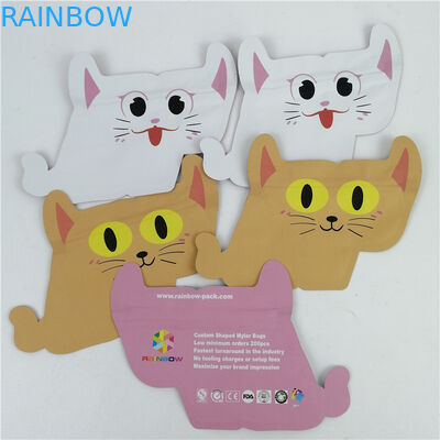 با کیفیت بالا لوگو سفارشی چاپ شده بسته بندی شکل ویژه پیشرفته کیسه پلاستیکی