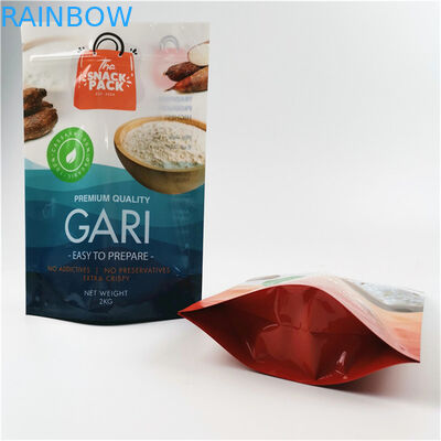 مواد سازگار با محیط زیست و ایمن پایان درخشان اندازه و طراحی سفارشی نیاز به ورق آلومینیوم Mylar Doypack