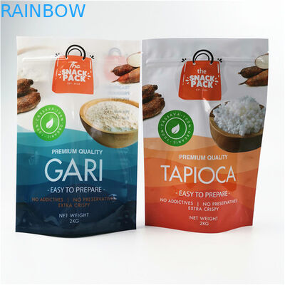 مواد سازگار با محیط زیست و ایمن پایان درخشان اندازه و طراحی سفارشی نیاز به ورق آلومینیوم Mylar Doypack