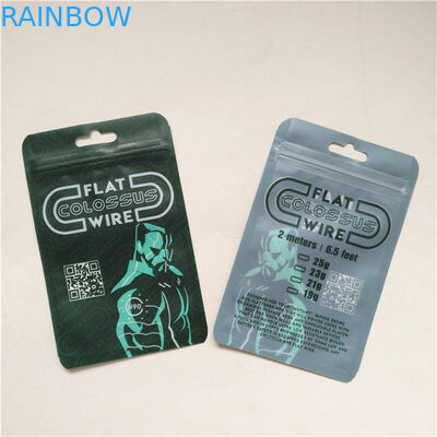 ارتقاء تضمین کیفیت بازیافتی کیسه بسته بندی مایلار سه طرفه با زیپ طراحی اندازه سفارشی