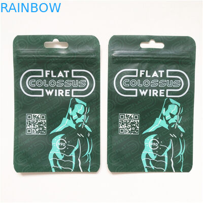 ارتقاء تضمین کیفیت بازیافتی کیسه بسته بندی مایلار سه طرفه با زیپ طراحی اندازه سفارشی