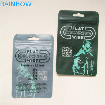 ارتقاء تضمین کیفیت بازیافتی کیسه بسته بندی مایلار سه طرفه با زیپ طراحی اندازه سفارشی