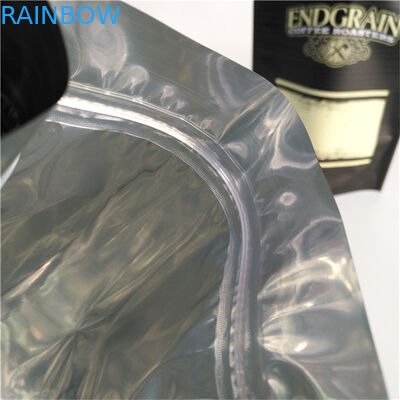 کیسه های زیپ دار ایستاده با لوگوی سفارشی چاپ شده، کیسه های قهوه با مهر و موم پلاستیکی قابل بسته بندی مجدد با مواد غذایی و ضد نشت