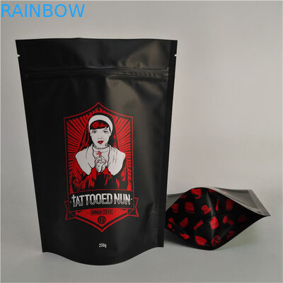 اندازه سفارشی کیف ایستاده با زیپ مچ پایان ورق آلومینیوم Mylar Doypack