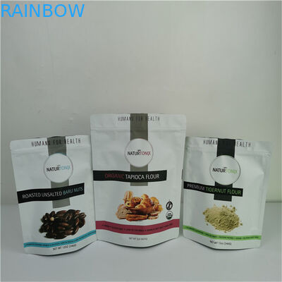 محیط زیست دوستانه سفارشی لوگو خصوصی بسته بندی ذخیره سازی صاف کیسه پلاستیکی فولیک برای پودر