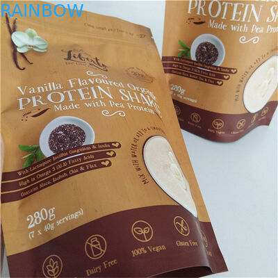 چاپ رنگارنگ کیسه بسته بندی میان وعده MOPP VMPET PE Matt Finish سیاه ضد رطوبت