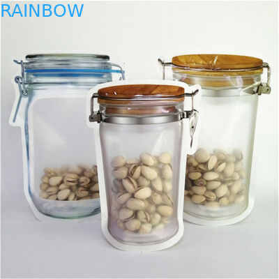 کیفیت بالا چاپ دیجیتال سفارشی کیسه بسته بندی مواد غذایی پلاستیکی بازیافت شده