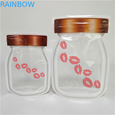 طراحی جدید بهترین فروش ضخامت سفارشی لوگو سفارشی چاپ شده ایستاده جیب زپ بسته بندی مهر مواد غذایی پلاستیکی