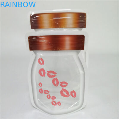 طراحی جدید بهترین فروش ضخامت سفارشی لوگو سفارشی چاپ شده ایستاده جیب زپ بسته بندی مهر مواد غذایی پلاستیکی