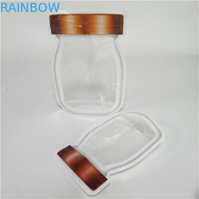 طراحی جدید بهترین فروش ضخامت سفارشی لوگو سفارشی چاپ شده ایستاده جیب زپ بسته بندی مهر مواد غذایی پلاستیکی