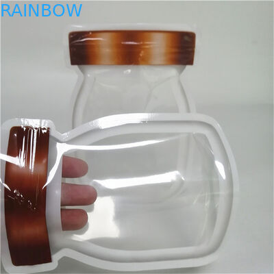 طراحی جدید بهترین فروش ضخامت سفارشی لوگو سفارشی چاپ شده ایستاده جیب زپ بسته بندی مهر مواد غذایی پلاستیکی