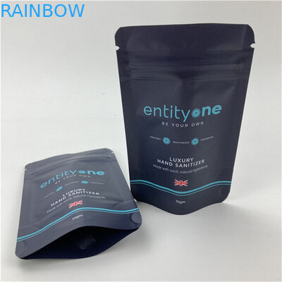 پاکت ایستاده با زیپ و لوگوی سفارشی چاپ شده، با روکش مات، فویل آلومینیومی، مواد غذایی، دای‌پک