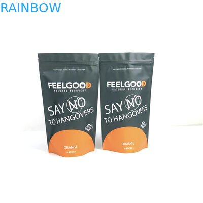 اندازه و طراحی سفارشی نیاز به فلز آلومینیومی ایستاده کیسه زیپ ضد بوی سفارشی چاپ شده