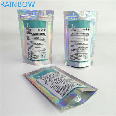 عمده فروشی لوگو سفارشی چاپ دیجیتال پلاستیکی PET صاف مناسب قیمت کیف های ایستاده با زیپ