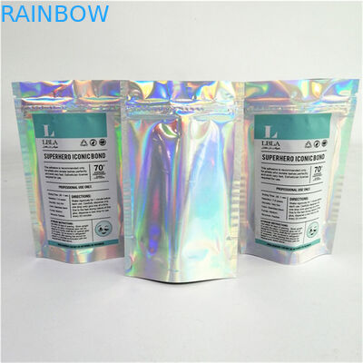 عمده فروشی لوگو سفارشی چاپ دیجیتال پلاستیکی PET صاف مناسب قیمت کیف های ایستاده با زیپ