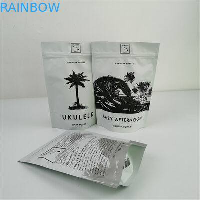 چاپ رنگارنگ ضخامت سفارشی بسته بندی ضد نشت کیسه برای دانه قهوه
