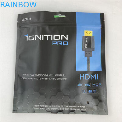 جعبه بسته بندی سه طرفه مهر شده مایلار کیسه تخت با زیپ پذیرفته شده تا 10 رنگ در دسترس است