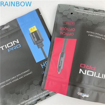 جعبه بسته بندی سه طرفه مهر شده مایلار کیسه تخت با زیپ پذیرفته شده تا 10 رنگ در دسترس است