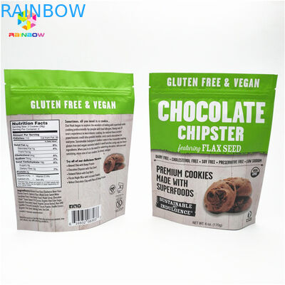 کیسه بسته بندی مواد غذایی مواد آلومینیومی ضد رطوبت ضد بوی صاف برای بسته بندی میان وعده