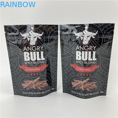 کیسه ایستاده ضد نشت با زپ گاوچر / کیسه بسته بندی چاپی دیجیتال